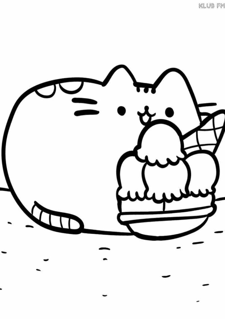 Pusheen Kolorowanka Kreatywna Zabawa Dla Kociarzy