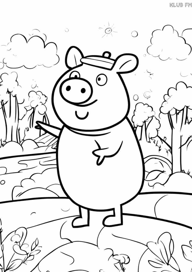 Peppa-Malbuch für Kinder