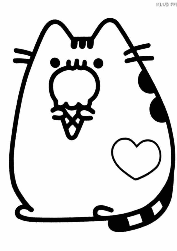 Kolorowanka Pusheen