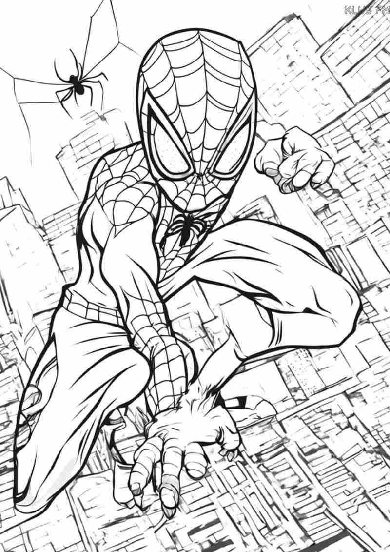 Spider-Man kolorowanki