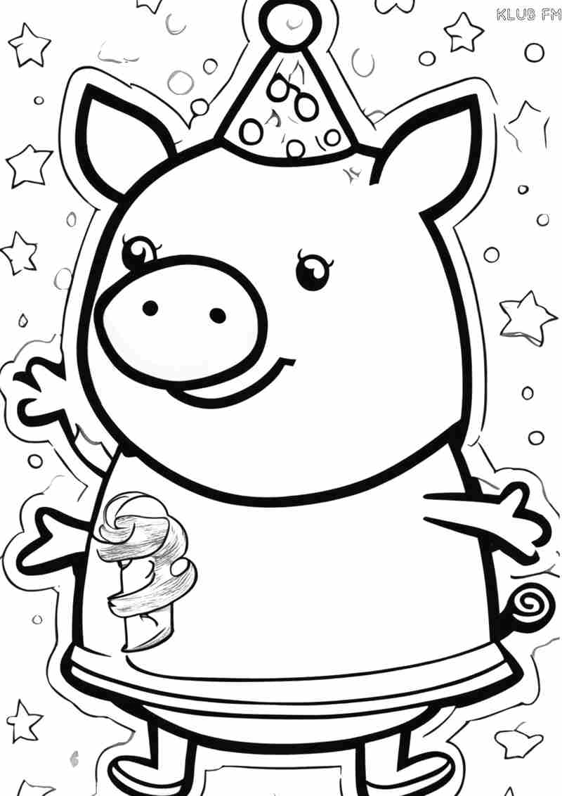 Peppa Pig-Malbücher