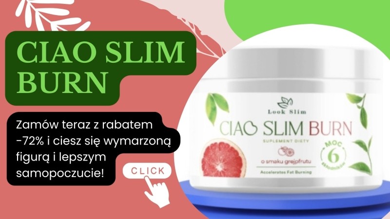 Ciao Slim Burn - tylko naturalne składniki